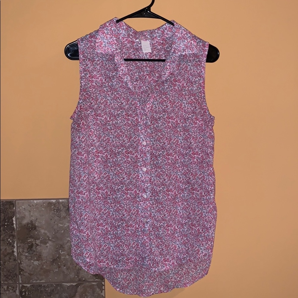 H&M floral print blouse